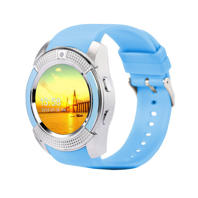 V8 SmartWatch Bluetooth Smartwatch Touch Screen Wrist Watch