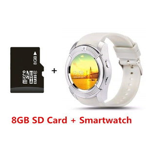 V8 SmartWatch Bluetooth Smartwatch Touch Screen Wrist Watch