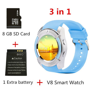 V8 SmartWatch Bluetooth Smartwatch Touch Screen Wrist Watch