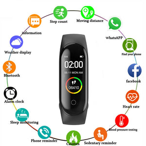 Smart Bracelet with  Heart Rate Activity  Fitness Tracker