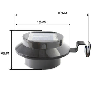LED SOLAR POWER WATERPROOF LED SENSOR SOLAR LAMP