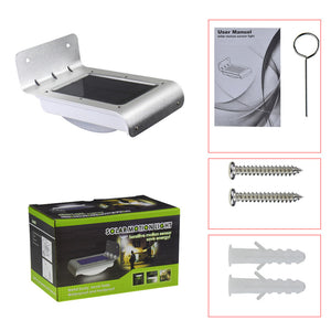 LATEST OUTDOOR 16 LED SOLAR POWER MOTION SENSOR GARDEN SECURITY LAMP