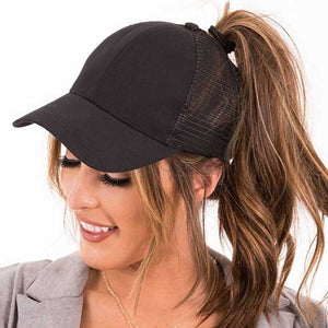 fashion women ponytail baseball cap