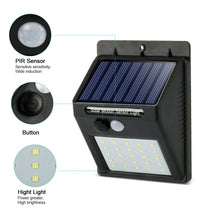 Load image into Gallery viewer, IR MOTION SENSOR WATERPROOF  SOLAR LAMP WALL LIGHT