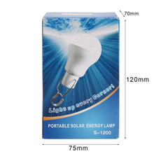 Load image into Gallery viewer, 15W 6V SOLAR POWER LED BULB LAMP FOR OUTDOOR LIGHTING CAMP TENT, FISHING LAMP,GARDEN LIGHT PORTABLE