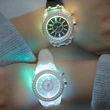 Load image into Gallery viewer, TRENDY LED FLASH LUMINOUS  7 COLOR LIGHT WRISTWATCH