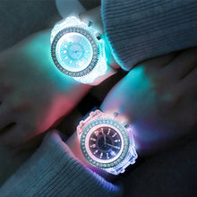 Load image into Gallery viewer, TRENDY LED FLASH LUMINOUS  7 COLOR LIGHT WRISTWATCH