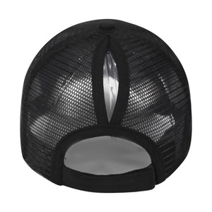 fashion women ponytail baseball cap