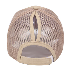 fashion women ponytail baseball cap