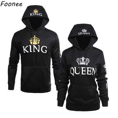 2019 SPring King Queen Lovers Hoodies