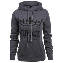 Load image into Gallery viewer, King Queen Sweatshirt Lovers Hoodies