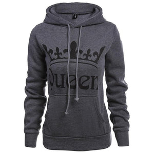 King Queen Sweatshirt Lovers Hoodies
