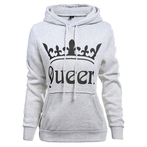 King Queen Sweatshirt Lovers Hoodies