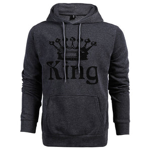King Queen Sweatshirt Lovers Hoodies