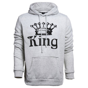 King Queen Sweatshirt Lovers Hoodies