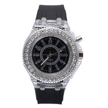 Load image into Gallery viewer, TRENDY LED FLASH LUMINOUS  7 COLOR LIGHT WRISTWATCH
