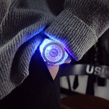 Load image into Gallery viewer, TRENDY LED FLASH LUMINOUS  7 COLOR LIGHT WRISTWATCH