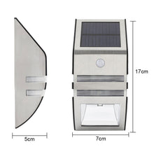 Load image into Gallery viewer, Motion Sensor Solar Powered Waterproof Wall Light