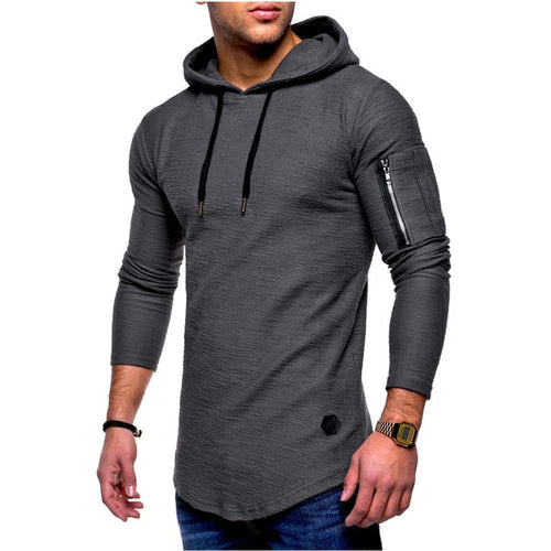 Men's Bamboo Fiber Spring Summer Long Sleeve T-Shirt