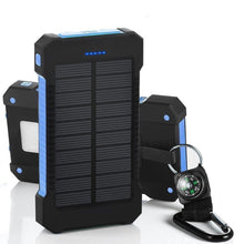 Load image into Gallery viewer, Waterproof  Solar Power Bank  20000mAh with Battery