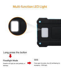Load image into Gallery viewer, Waterproof  Solar Power Bank  20000mAh with Battery