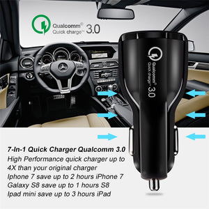 FREE  Quick Car Charger Charge 3.0  Mobile Phone Charger