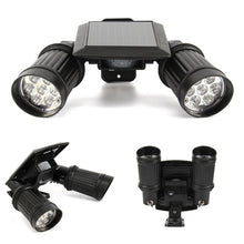 Load image into Gallery viewer, MOTION SENSOR  DUAL-HEAD WALL-MOUNTED  SOLAR POWERED SECURITY LIGHT FOR OUTDOOR