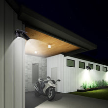 Load image into Gallery viewer, MOTION SENSOR  DUAL-HEAD WALL-MOUNTED  SOLAR POWERED SECURITY LIGHT FOR OUTDOOR