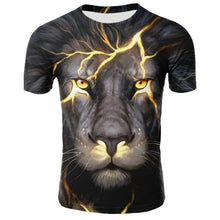Load image into Gallery viewer, 2019 Cool 3D T-shirt Lion Shirt Cool men