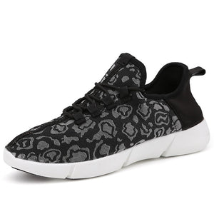 Led Fiber USB Recharge glowing Sneakers