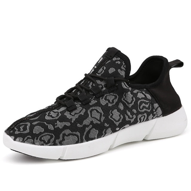Led Fiber USB Recharge glowing Sneakers